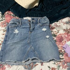 Abercrombie Kids Blue Denim Skirt